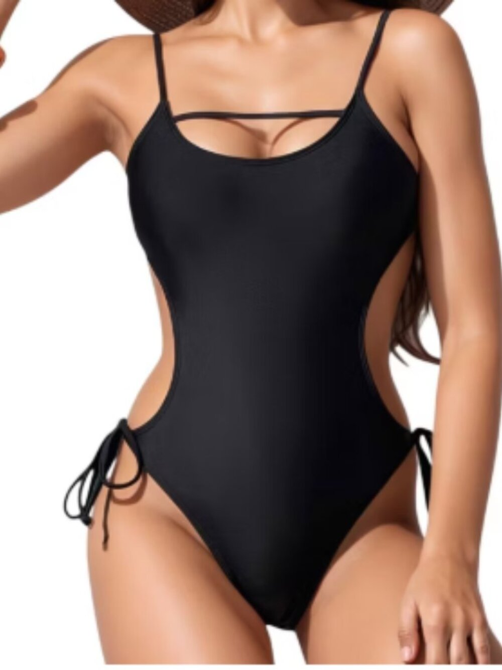 Ree Bees Monokini with Tie Sides Sz L